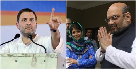 भाजपा ने ‘अलगाववादी PDP’ से मिलकर सरकार बनाई जिसकी कीमत आज हमारे ‘जवान’ अपनी जान देकर चुका रहे हैं : राहुल गांधी