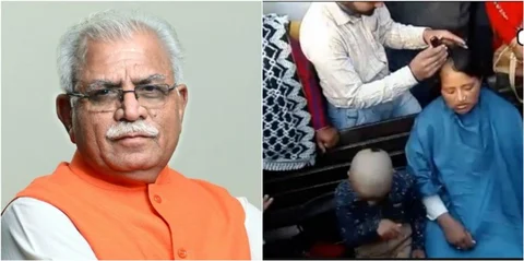 हरियाणा में रोते-रोते शहीद की पत्नी ने कराया मुंडन, खट्टर सरकार ने खून से लिखे पत्र का जवाब तक नहीं दिया
