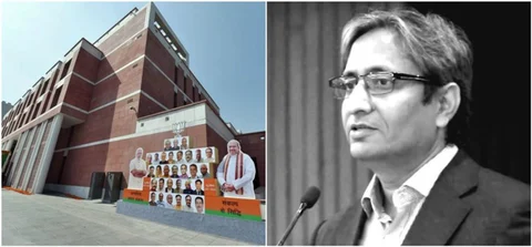 जिस देश में गरीबी,बेरोजगारी हो उस देश में करोड़ों के मुख्यालय बन रहे हैं, चर्चा भी नहीं हो रही है : रवीश कुमार
