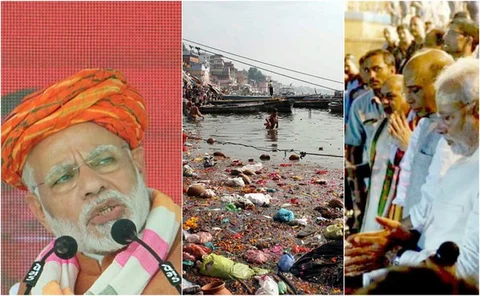 2014 में ‘गंगा पुत्र’ बने PM मोदी अब गुजरात के बेटे बन गए, चुनावी मजबूरी है वरना गंगा मैय्या तो आज भी मैली हैं