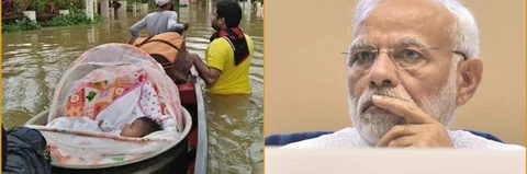 लोगों ने PM मोदी से की अपील, बोले- मेरे हिस्से के 15 लाख केरल बाढ़ पीड़ितों के लिए दान कर दो