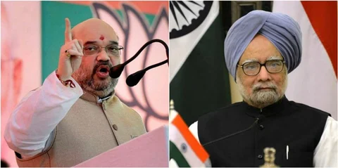 गुजरात में भाजपा नेताओं ने मर्यादाओं की दी बलि, BJP अध्यक्ष अमित शाह ने पूर्व PM मनमोहन सिंह को ‘नमूना’ कहा