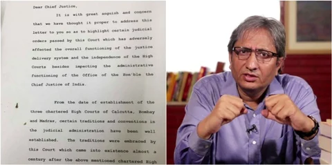 4 जजों ने अपनी चिट्ठी में क्या लिखा है ? हिन्दी अनुवाद प्रस्तुत है, चिट्ठी ऐतिहासिक है : रवीश कुमार