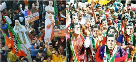 गुजरात में 115 से 99 सीट पर आना अगर ‘मोदी मैजिक’ है तो 59 से 77 पर जाना ‘राहुल महा मैजिक’ है