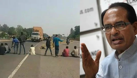 MP में बात-बात पर प्रदर्शन करने पर मजबूर किसान, सरकार दिखा रही निर्दयता, सड़कों पर उतरा किसान