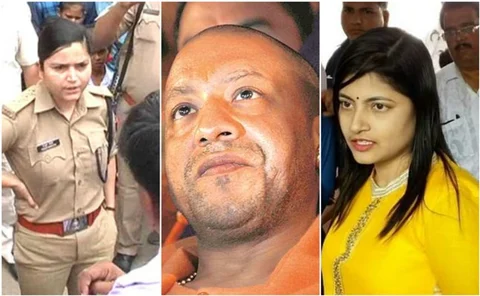 योगीराज में चंद्रकला के बाद श्रेष्ठा को मिली ईमानदारी की सजा, BJP नेता का चालान काटने पर तबादला
