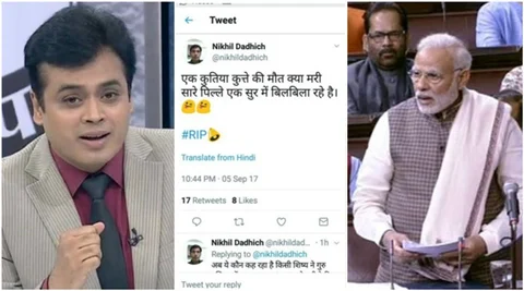 सोचिए, जब संसद में खुद एक ‘प्रधानमंत्री’ महिला के लिए निम्न स्तर की भाषा इस्तेमाल करता है तो उसके ‘भक्त’ कितना गिरेंगे : अभिसार शर्मा