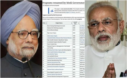 PM मोदी ने 3 साल में कांग्रेस की 23 योजनाओं का नाम बदलकर जनता को बनाया बेवकूफ, 3 साल कांग्रेस के नाम
