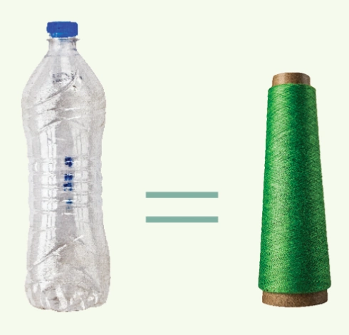 100,000 tonnes of PET yield 80,000 tonnes of polyester fibre