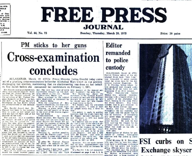 FPJ Archives: Are these 4 reasons why Indira Gandhi imposed Emergency?