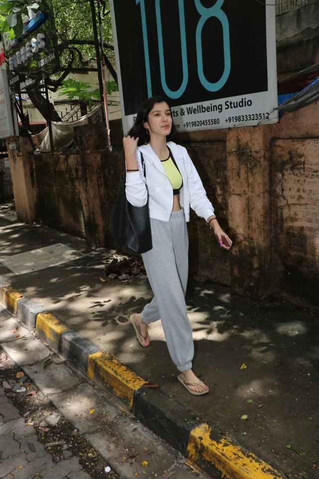 Shanaya Kapoor spotted in the city