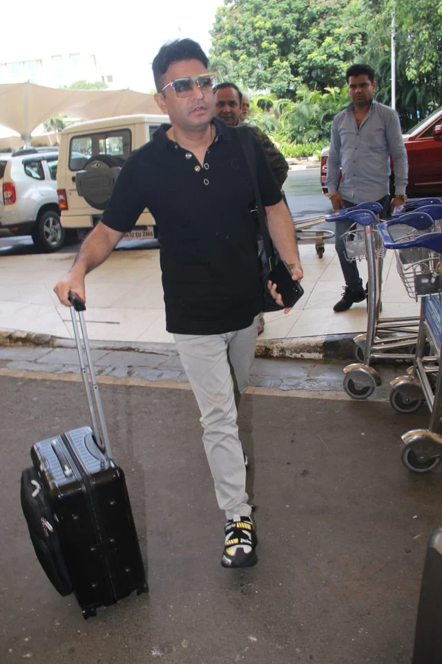 T-series owner Bhushan Kumar was also snapped at Mumbai airport earlier today.