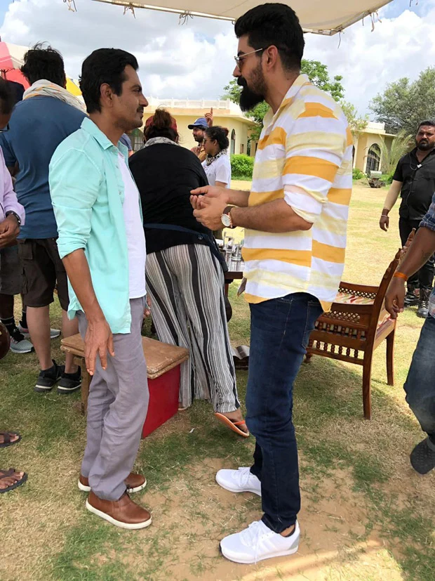 Nawazuddin Siddiqui, Kabir and Tamannaah Bhatia have fun on the sets of 'Bole Chudiyan'