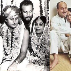 Anupam Kher shares wedding photo to wish wife Kirron Kher on 34th wedding anniversary