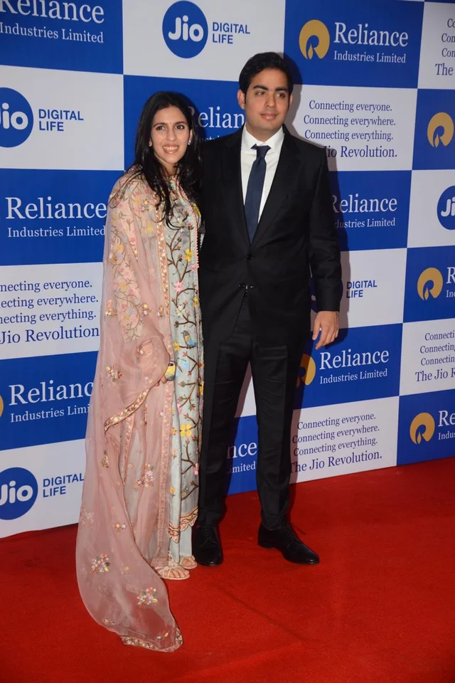Ambani Bahus Shloka and Radhika twin in blue as they attend Reliance Industries’ AGM