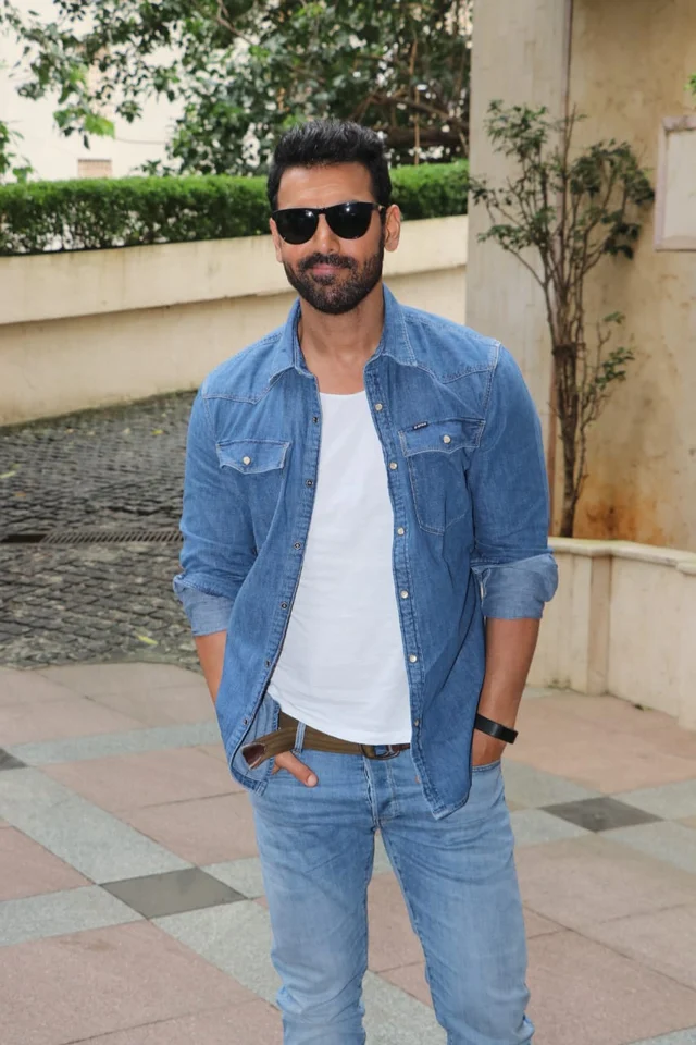 John Abraham and Mrunal Thakur were clicked at Radio City in BKC where he will be doing promotion for his next ‘Batla House’.