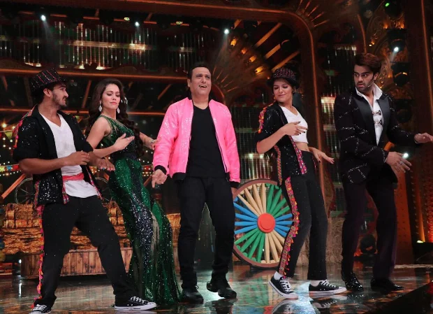 Govinda, Raveena Tandon, and Mohnish Bahl have 'Dulhe Raja' reunion on Nach Baliye 9