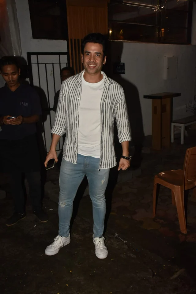 Tushar Kapoor spotted in Bandra.
