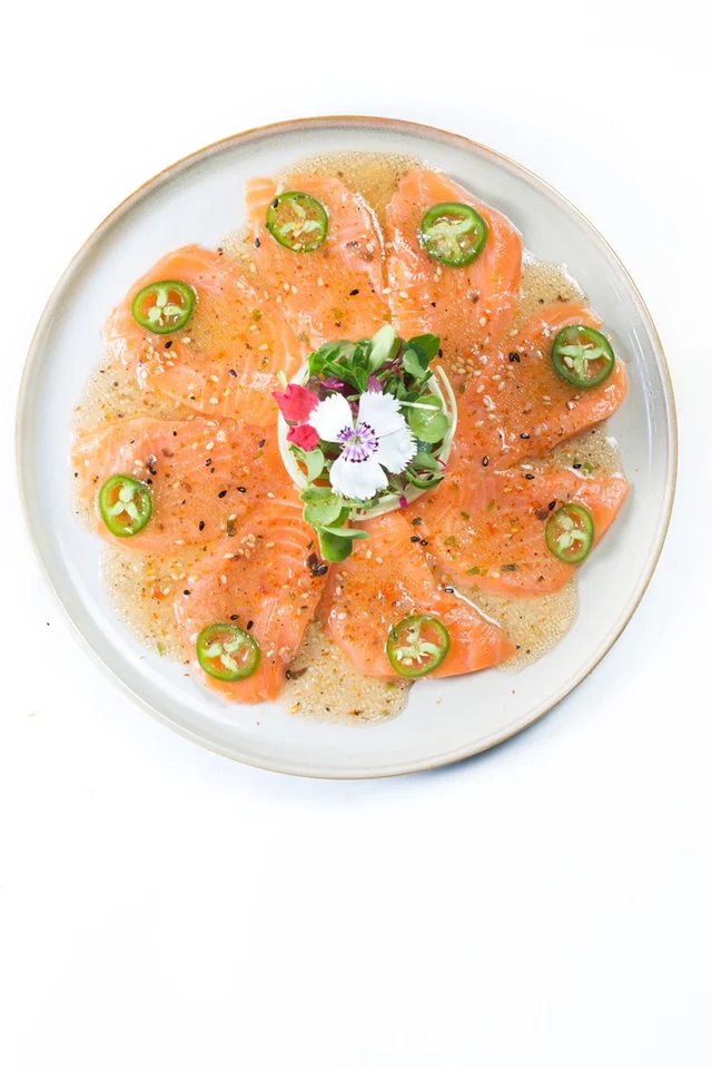 Yummy Himachi Yellow Tail Carpaccio