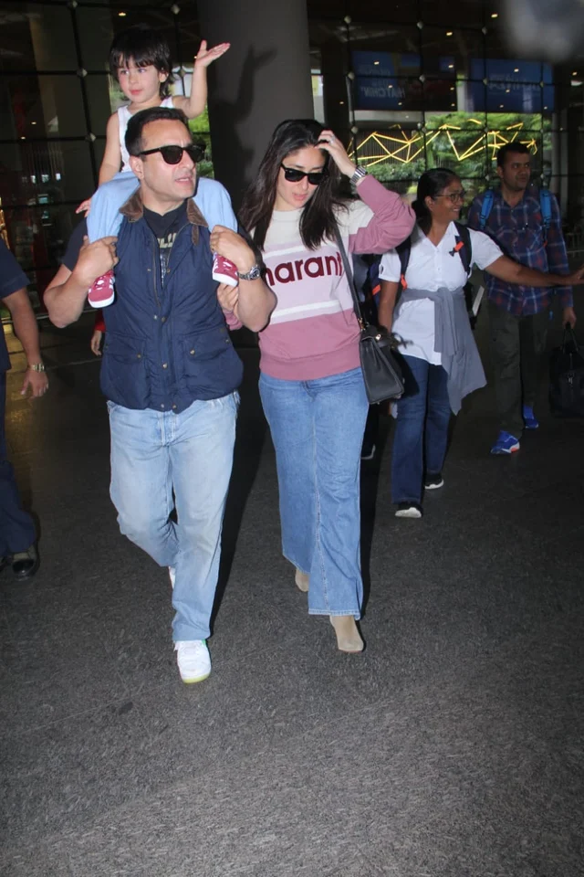 Pataudi couple Saif Ali Khan and Kareena Kapoor Khan are back in town with their little munchkin Taimur Ali Khan.