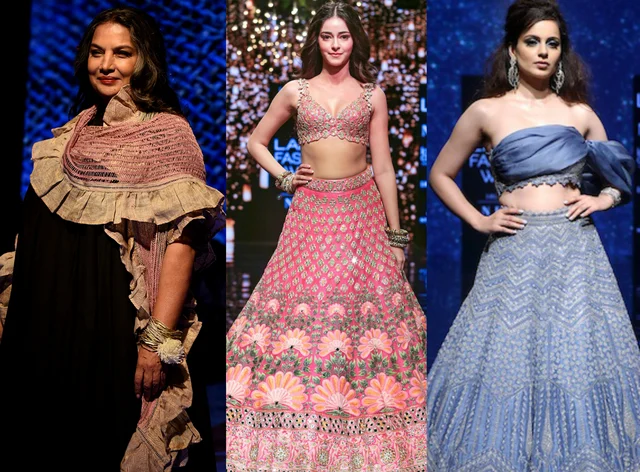 Kangana Ranaut set the ramp on fire as she turned the showstopper for the ace designer Disha Patil.
