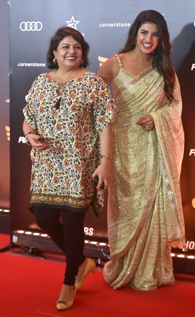 Priyanka Chopra with mom Madhu Chopra