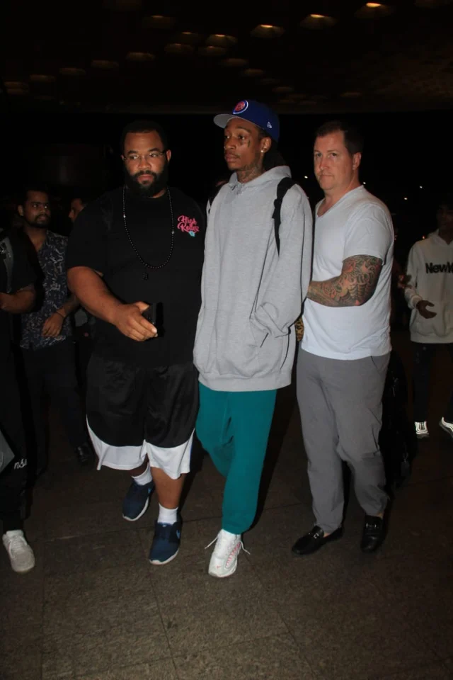 Sanjay Kapoor & Chunky Pandey & Giorgia and Singar Hollywood Redone at Bandra Kurla Complex