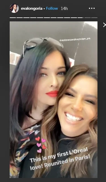 Aishwarya Rai Bachchan reunites with BFF Eva Longoria at Paris Fashion Week