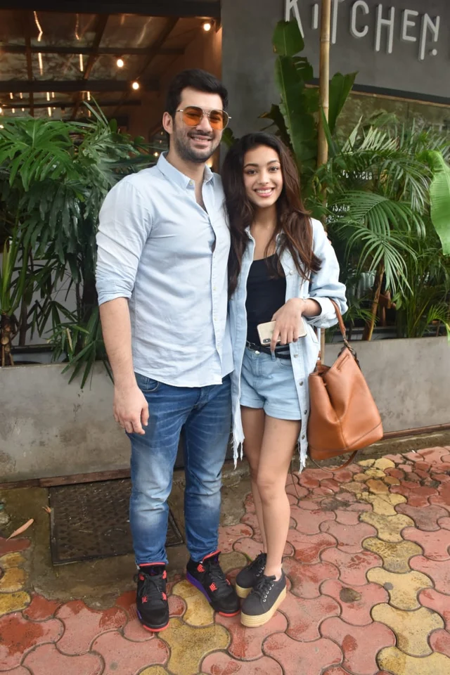 Karan Deol and his Pal Pal Dil Ke Pass co-star Sahher Bambba are busy promoting their debut film. The two were spotted together in Mumbai during promotion.