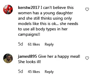 #FeedTheModel: Victoria Beckham slammed for using 'ill-looking' model for her latest campaign