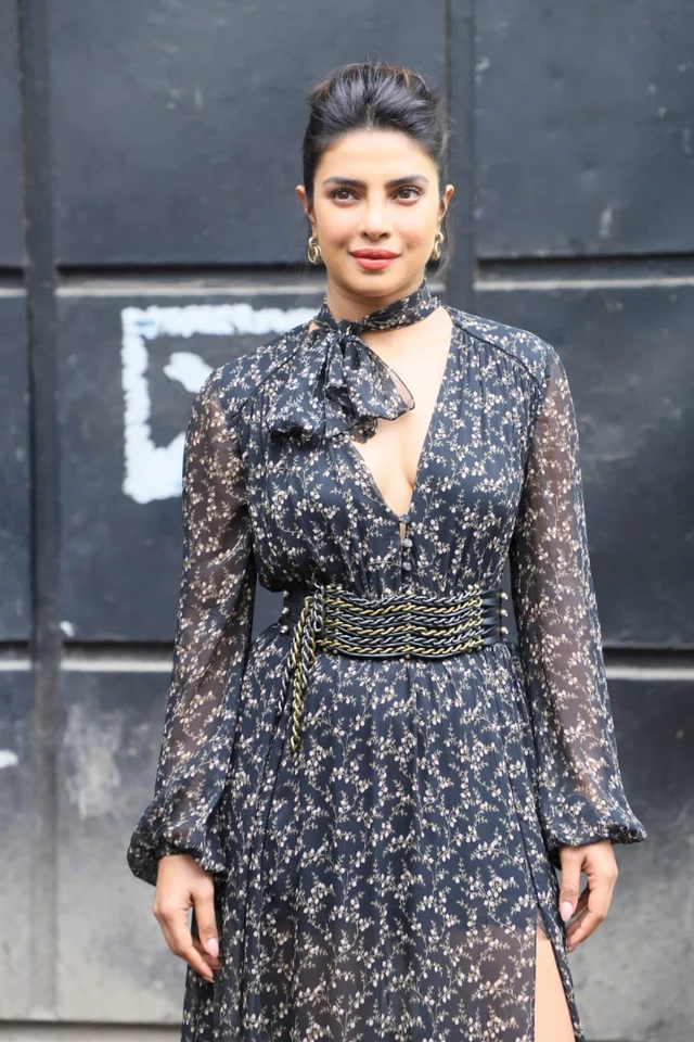 Priyanka Chopra at her movie 'The Sky Is Pink' promotion