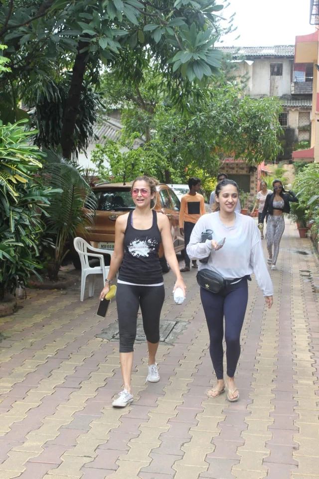 Amrita Arora at Diva Yoga
