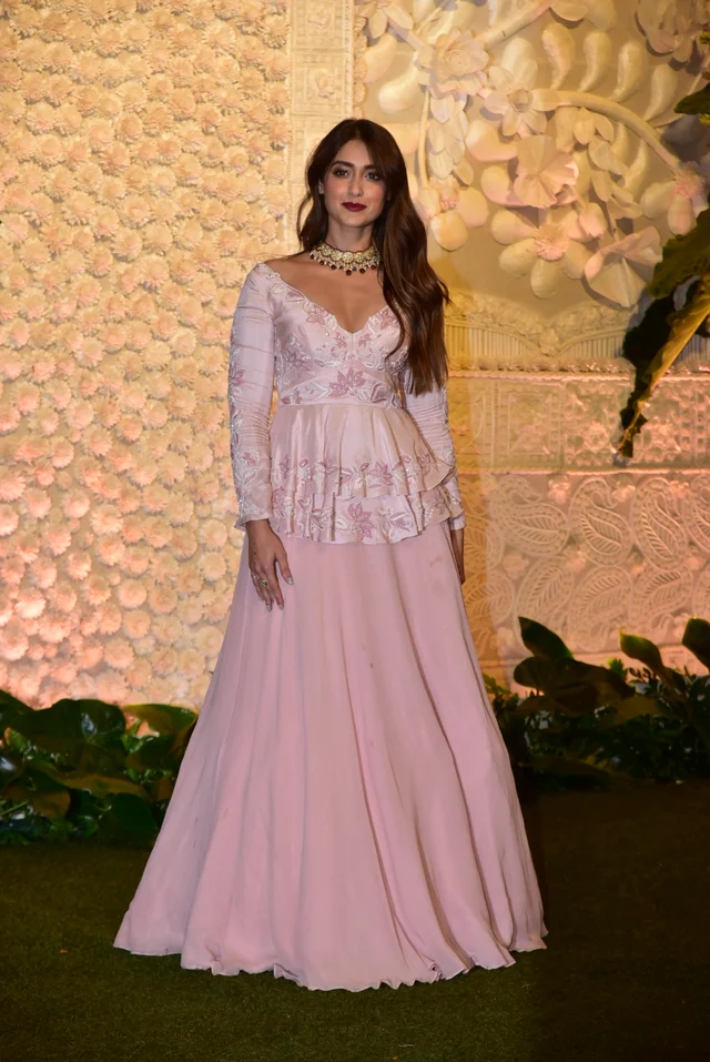Ileana D'cruz at Antilia Ganpati celebrations in Mumbai