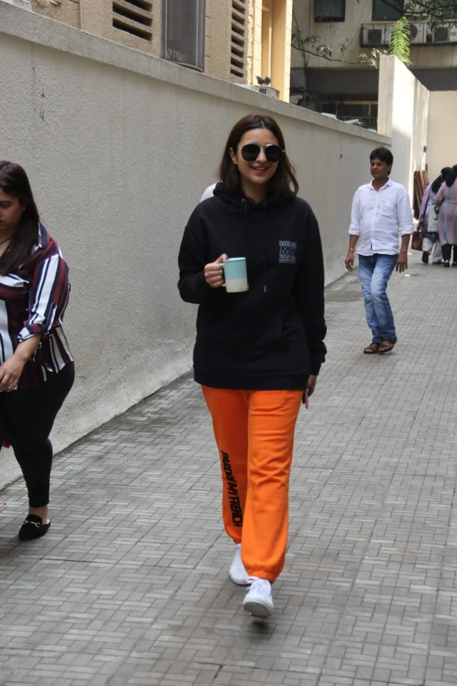 Parineeti Chopra spotted at Dharma office in Bandra