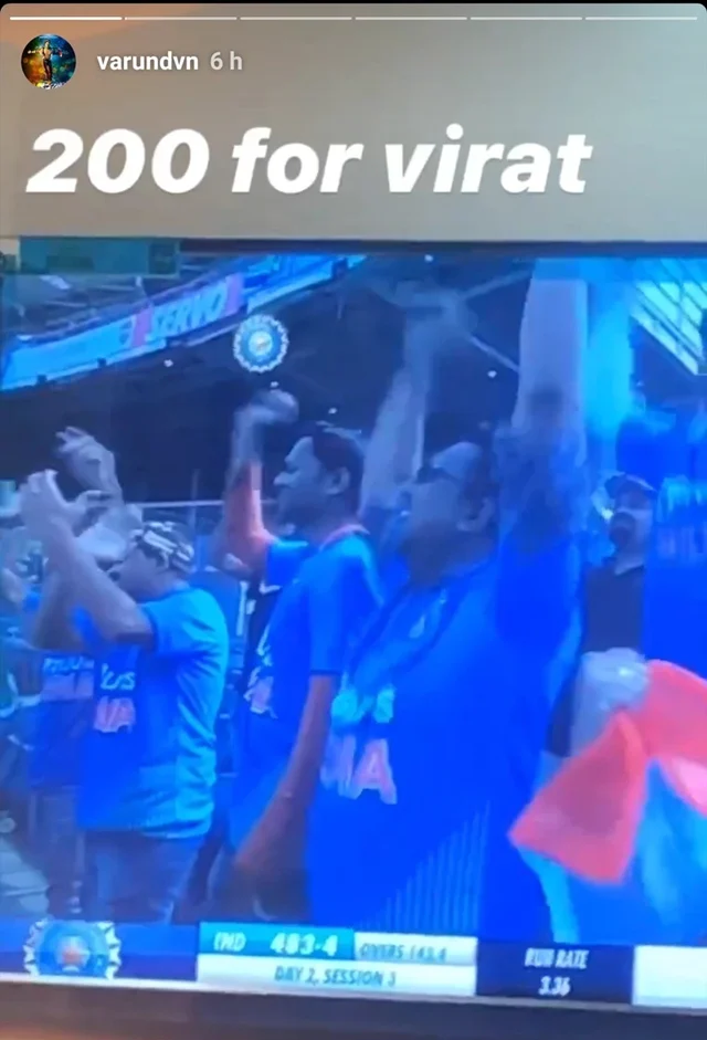 Anushka Sharma is all hearts and smiles after Virat breaks his personal best Test score