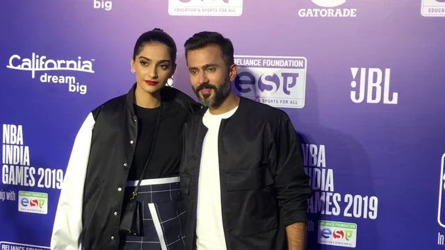 Sonam Kapoor with husband Anand Ahuja
