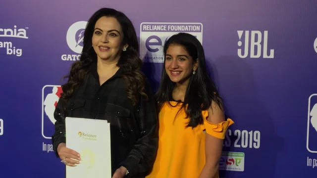Nita Ambani with Radhika Merchant