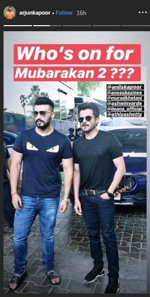 Arjun Kapoor teases fans about 'Mubarakan' sequel