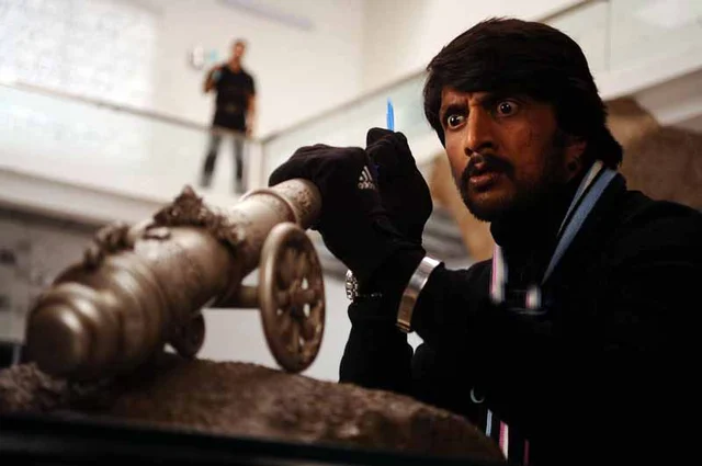 Film: ‘Fly’ on High Makkhi (Live action animation) Cast: Nani, Samantha Prabhu, Sudeep Director: S S Rajamouli
