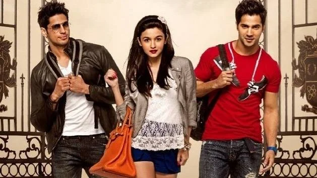 Film: student of the year<br />Cast: Varun Dhawan, Siddharth Malhotra, Alia Bhatt, Rishi Kapoor,<br />Sana Saeed, Mansi Rachch.<br />Director: karan johar