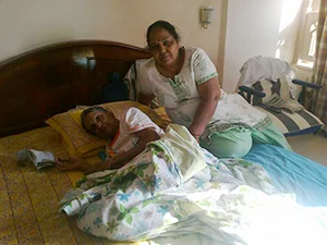 An ailing mother-in-law’s fight from the stretcher