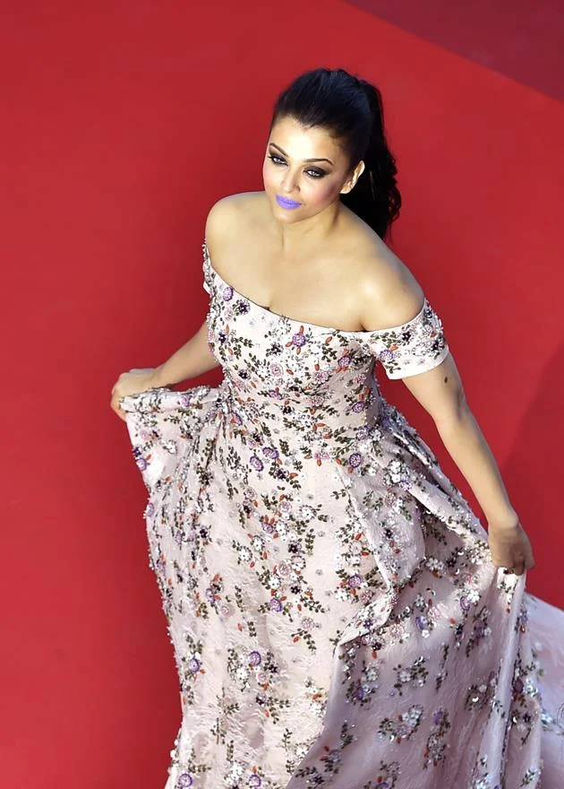 Aishwarya Rai poses for the screening of the film “Mal de Pierres (From the Land of the Moon)” at the 69th Cannes Film Festival in Cannes, southern France.