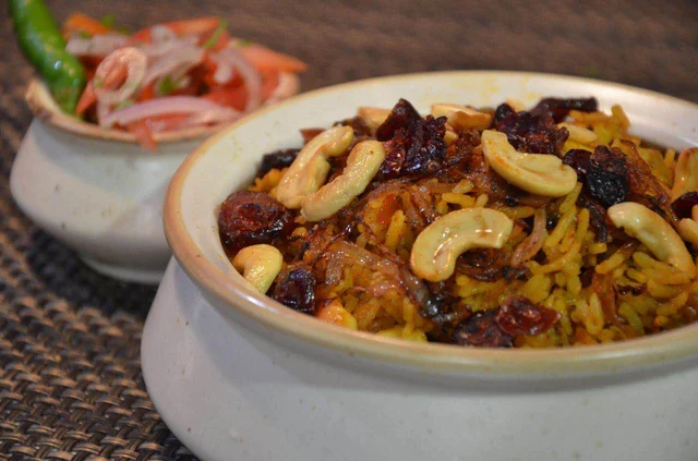Berry Pulao- Dinshaw’s Xpress Cafe