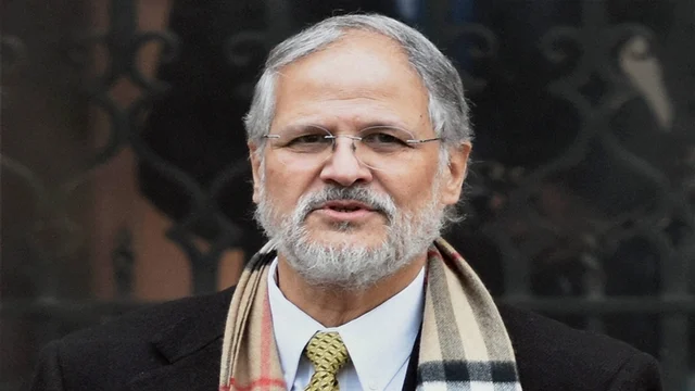 Delhi Lieutenant Governor Najeeb Jung comes out of PMO (South block) after a meeting with Prime Minister Narendra Modi in New Delhi. File pic