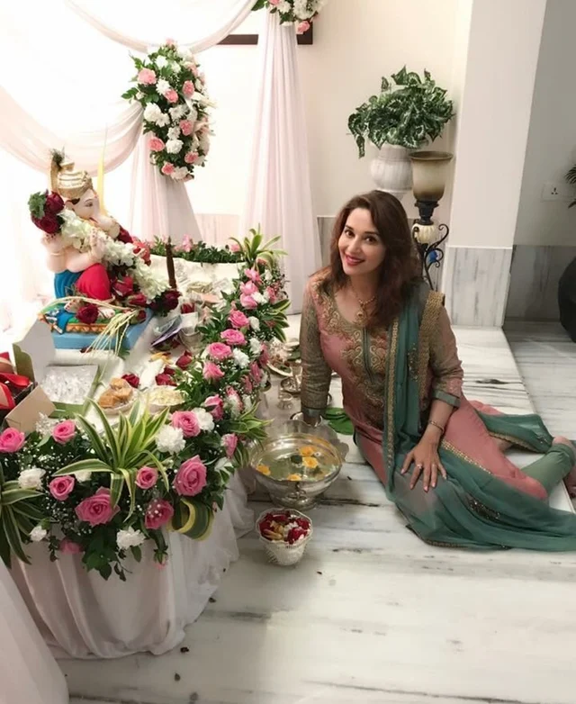 Ganesh Chaturthi 2017 pictures: Hrithik, Shilpa, Madhuri bring Lord Ganesh home