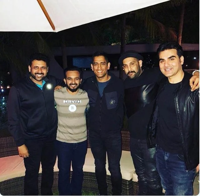 Happy Birthday Bhaijaan: Salman Khan parties with MS Dhoni and others; see pics