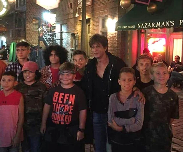 Shah Rukh Khan celebrates Eid in Orlando with Zero crew