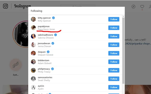 Brace yourselves! Priyanka Chopra is following Nick Jonas’ father on Instagram