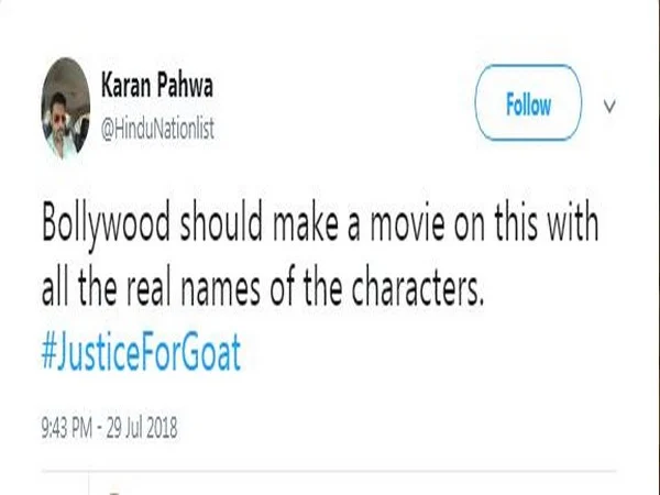 Pregnant goat dies after being gang-raped in Haryana, Twitterati starts #JusticeForGoat campaign