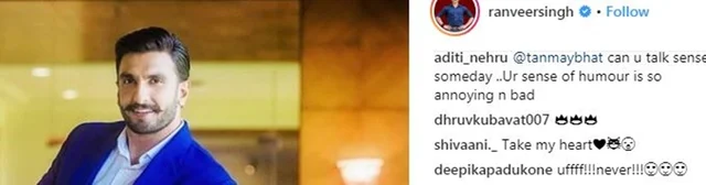 Deepika Padukone’s comment on Ranveer Singh’s post will raise your eyebrows; check out